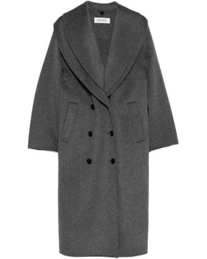 Rohe Detachable Collar Coat - Grey