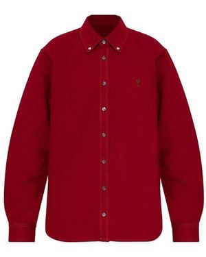 Ami Paris Adc Shirt - Red