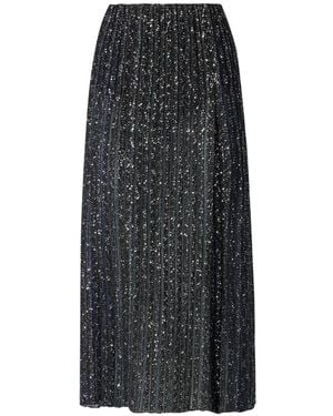 Missoni Gonna Con Ricamo Micro Paillettes - Nero