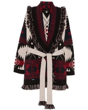 Alanui Icon Jacquard Cardigan - White