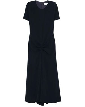 Victoria Beckham Short Sleeve Dress - Black