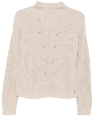 Herno Cable Knit Sweater - White