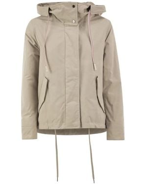 Herno Short Parka - Natural