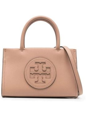 Tory Burch Borsa Mini Shopping Ella Bio Sabbia - Rosa