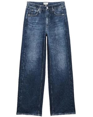 Rag & Bone Petra Miramar Terry Wide Leg Pant - Blu