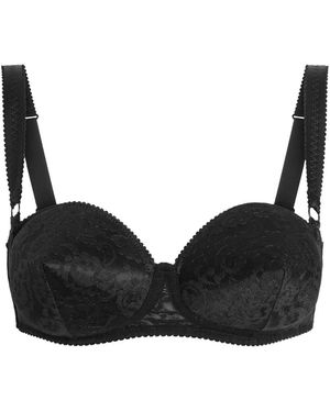 Dolce & Gabbana Reggiseno A Balconcino - Nero