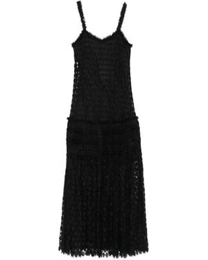 Ulla Johnson Ruffled-Detail Maxi Dress - Black