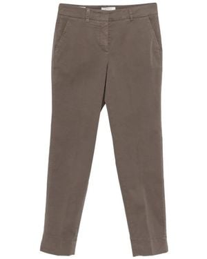 Peserico Pantalon À Coupe Droite - Gray