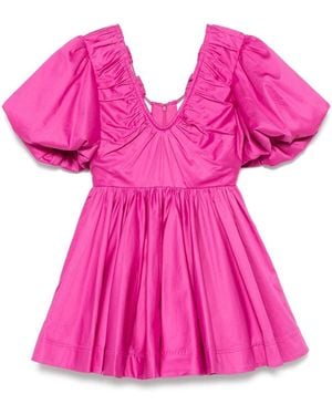 Aje. Cresting Mini Dress - Pink