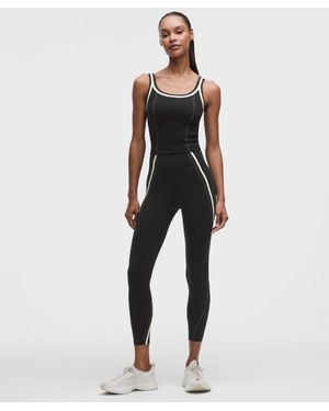 lululemon – Glow Up Super-High-Rise Tight Leggings Pipe Detail – 25" – – Size 4 - Multicolour