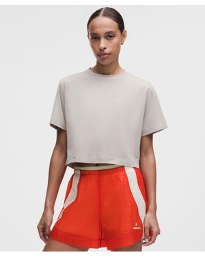 lululemon All Yours Organic Cotton Cropped T-Shirt - White