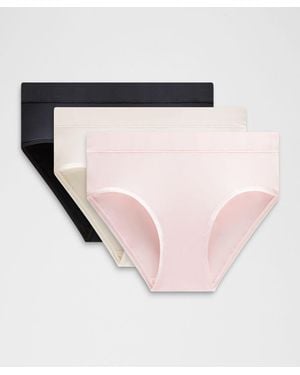 lululemon – Underease High-Rise Bikini Underwear 3 Pack – – Size Large - White