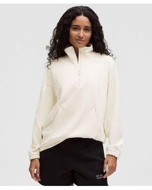 lululemon Softstreme Half-Zip - White