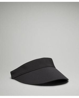 lululemon Fast Paced Wide Band Running Visor - Black