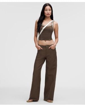 lululemon – Easyfive Low-Rise Classic Wide-Leg Trousers Regular – – Size 28 - Multicolour