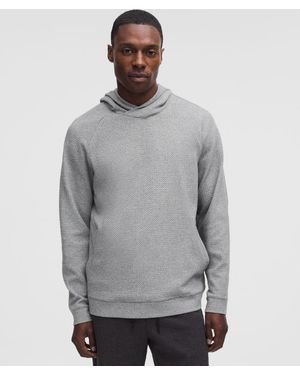 lululemon Textured Double-knit Hoodie - Colour Grey/black - Size L