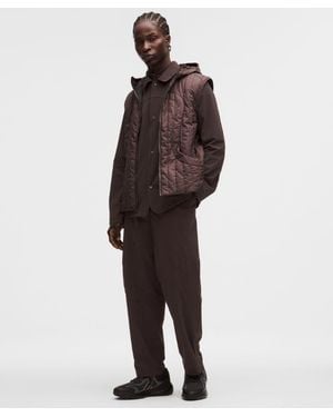 lululemon – Nylon Track Trousers Slnsh Collection – – Size Large - Brown