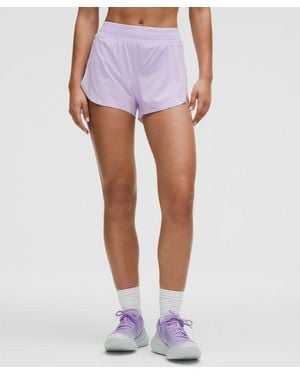 lululemon – Fast And Free High-Rise Classic-Fit Split Shorts – 3" – – Size Large - White