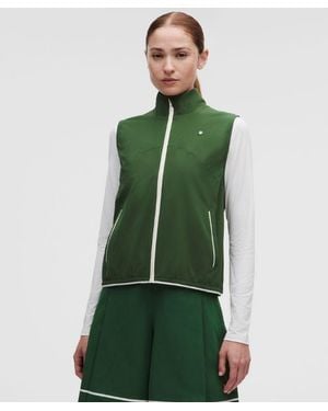 lululemon – Lightweight High-Neck Golf Vest Graphic – – Size Small - Green