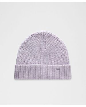 lululemon – Close-Fit Ribbed Knit Beanie Hat – Wool-Blend – - Purple