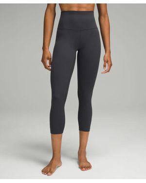 lululemon Align High-rise Crop Leggings - 23" - Colour Grey - Size 12 - Black