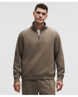 lululemon – Smooth Spacer Quarter Zip – – Size Large - Brown