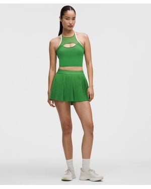 lululemon – Repleat High-Rise Tennis Skirt – – Size 14 - Green
