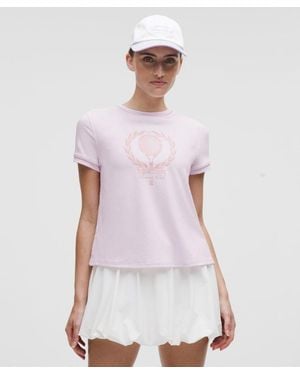 lululemon – Crewneck Tennis Short-Sleeve Shirt Tennis Club – – Size Large - White