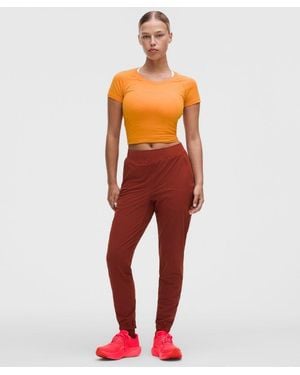 lululemon – Adapted State High-Rise Joggers Regular – – Size 4 - Red