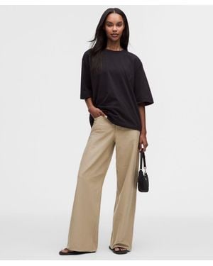 lululemon – Easyfive Low-Rise Classic Wide-Leg Trousers Regular – Colour Khaki – Size 28 - Multicolour