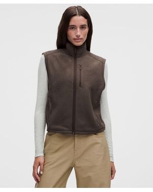lululemon Polartec 200 Series Fleece Vest - Brown