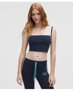 lululemon Nulu Cropped Tank Top - Blue