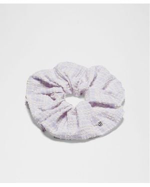 lululemon Uplifting Oversized Scrunchie - White