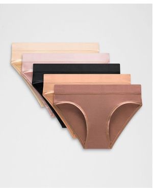 lululemon Underease Mid-Rise Bikini Underwear - Metallic