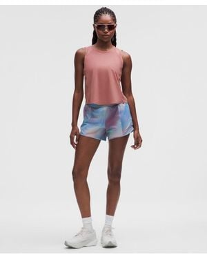 lululemon – Hotty Hot High-Rise Lined Shorts – 4" – /Tie Dye – Size 4 - Blue