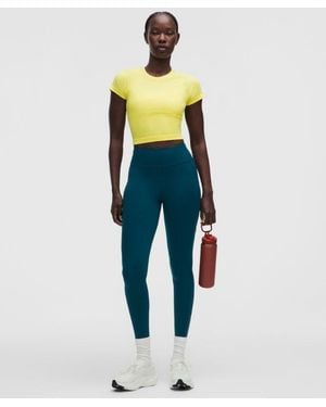 lululemon Fast And Free 6-Pocket High-Rise Tight 28" - Blue