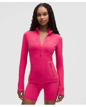 lululemon – Define Jacket Nulu – – Size 8 - Pink
