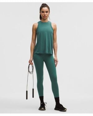 lululemon – Wunder Train High-Rise Tight Leggings With Pockets – 25" – – Size 4 - Green