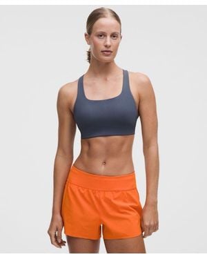 lululemon – All-Time Hero Sports Bra Medium Support, B/C Cup – – Size Large - Blue