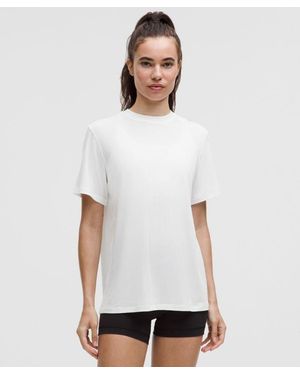 lululemon – Jersey Training Short-Sleeve Shirt – – Size 4 - White