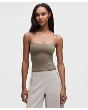 lululemon – Wundermost Ultra-Soft Nulu Spaghetti-Strap Adjustable Cami – – Size Large - Multicolour