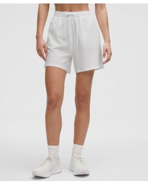 lululemon Pace Rival High-Rise Short 5" - White