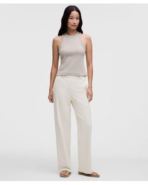 lululemon Daydrift High-Rise Straight-Leg Trouser - White