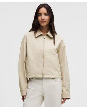 lululemon Twill Collared Jacket - Natural