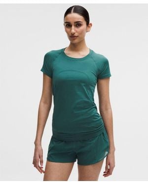 lululemon – Swiftly Tech Short-Sleeve Shirt 2.0 Hip Length – – Size 20 - Green