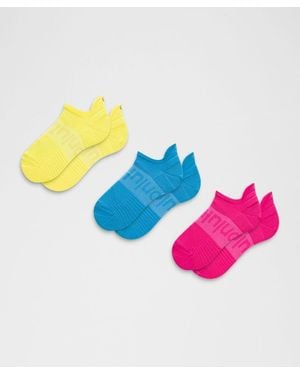 lululemon – Power Stride Tab Socks 3 Pack – – Size Large - Blue