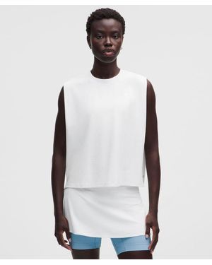 lululemon – Relaxed-Fit Muscle Tank Top Trim – – Size Large - White