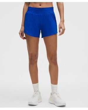 lululemon Hotty Hot High-Rise Lined Shorts 4" - Blue