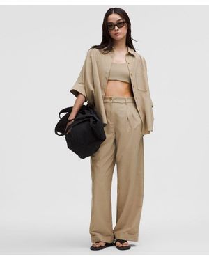 lululemon Lululinen Relaxed Button-Up - Natural
