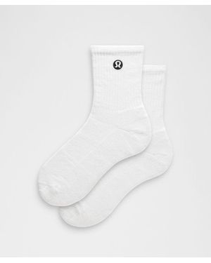 lululemon Daily Essential Quarter Socks - White